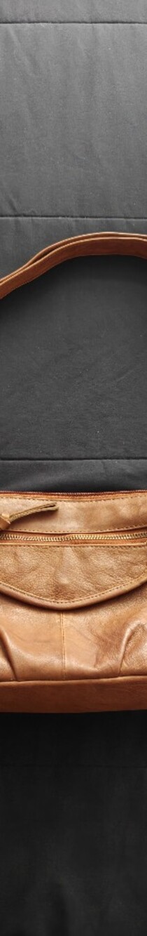 Leather Sling Bag in Brown